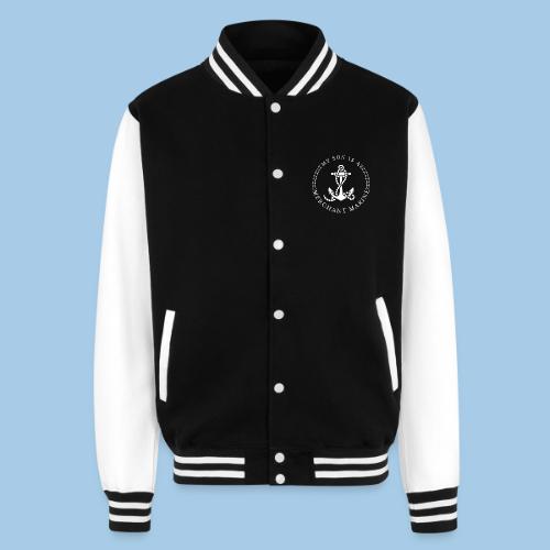 MY SON IS A MERCHANT MARINE - Unisex College Sweat Jacket