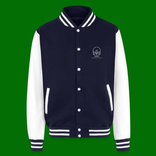 SPC Logo White - Unisex College Sweat Jacket