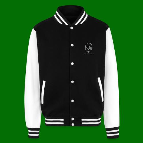 SPC Logo White - Unisex College Sweat Jacket