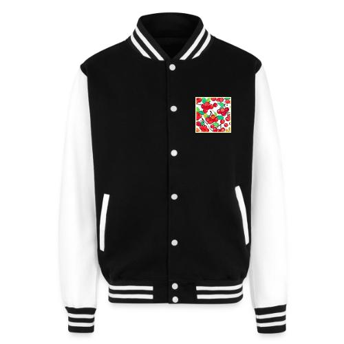 Cherry Pattern Design - Unisex College Sweat Jacket