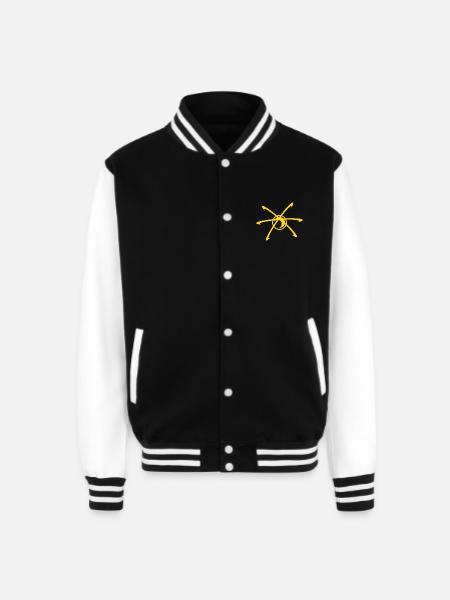 Jimmy Neutron - Unisex College Sweat Jacket - black/white