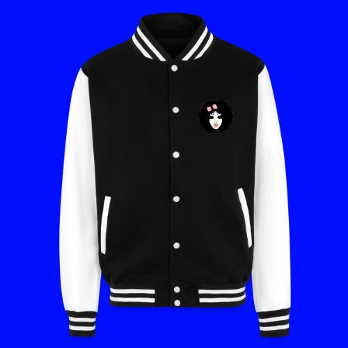 Curly Ashley pink - Unisex College Sweat Jacket