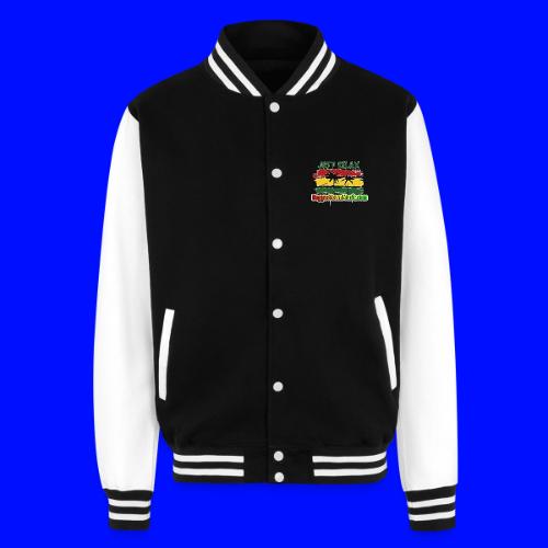 Just relax reggae rasta tropical sunset - Unisex College Sweat Jacket