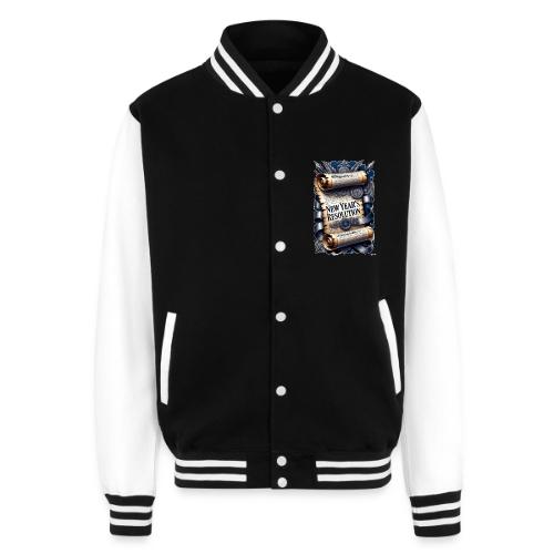 New Year's Resolution T-Shirt - Unisex College Sweat Jacket