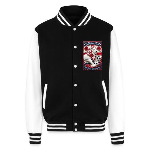 England Lion Soccer T Shirt, Football Pride Gift - Unisex College Sweat Jacket