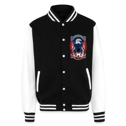 USA Eagle Emblem T Shirt, USA Soccer Pride Gift - Unisex College Sweat Jacket