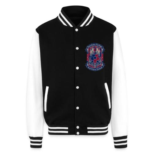 Barcelona Red Heritage T Shirt, Barsa fan Gift - Unisex College Sweat Jacket