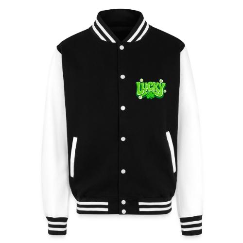 Lucky 70s Retro T-Shirt - Unisex College Sweat Jacket