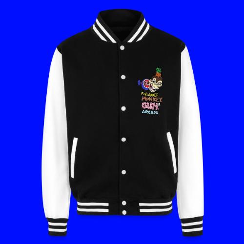 pineapple gum monkey arcade - Unisex College Sweat Jacket
