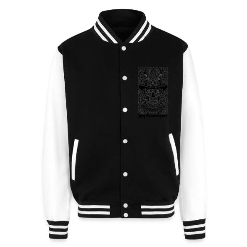 Salty Shamrock Skull T-Shirt - Unisex College Sweat Jacket