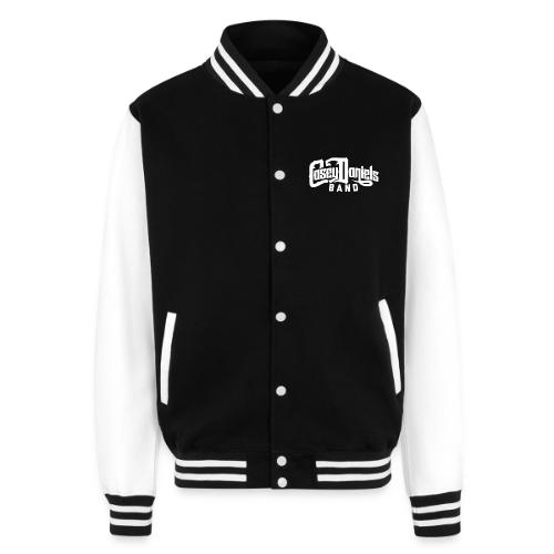 Casey Daniels Band Original Logo White - Unisex College Sweat Jacket