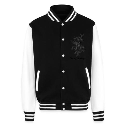 Hummingbird T-Shirt, Honeysuckle Vine - Unisex College Sweat Jacket