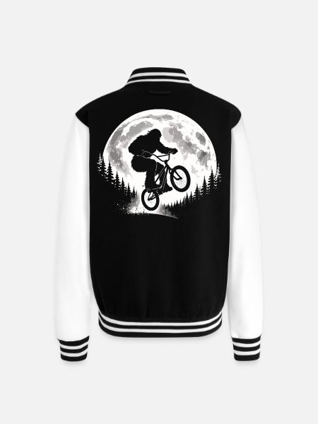 Bigfoot BMX Jump - Unisex College Sweat Jacket - black/white