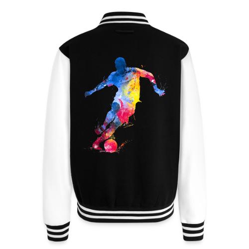 Soccer: Splash Kick - Unisex College Sweat Jacket