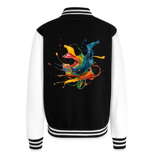 Chromatic Flow - Unisex College Sweat Jacket