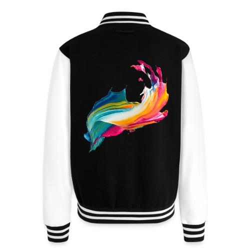 Spectrum Stream - Unisex College Sweat Jacket