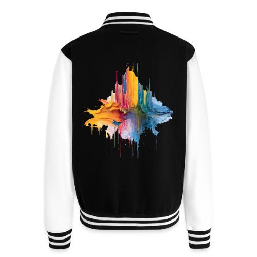 Impasto Spectrum - Unisex College Sweat Jacket
