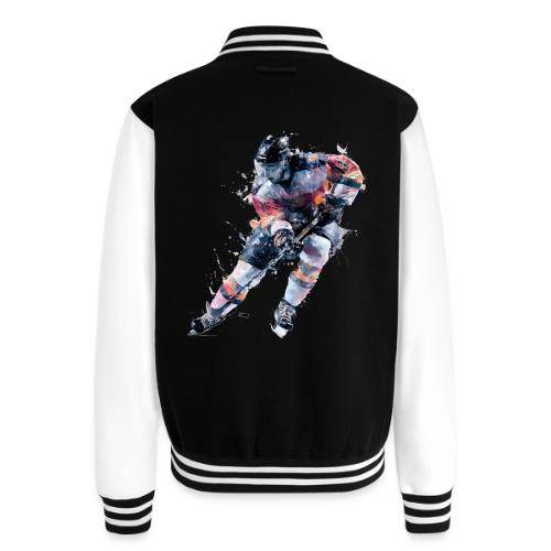 Hockey: Frozen Motion - Unisex College Sweat Jacket