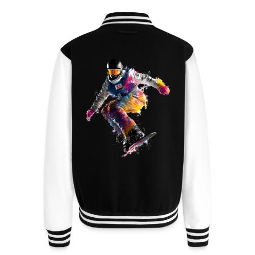Snowboarding: Frozen Palette - Unisex College Sweat Jacket