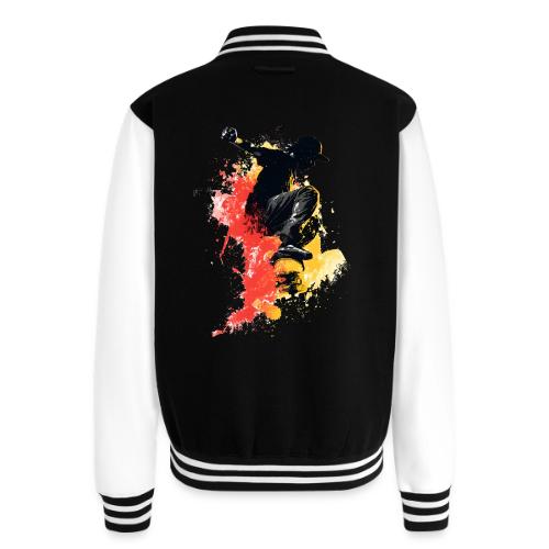 Skateboarding: Splash of Motion - Unisex College Sweat Jacket