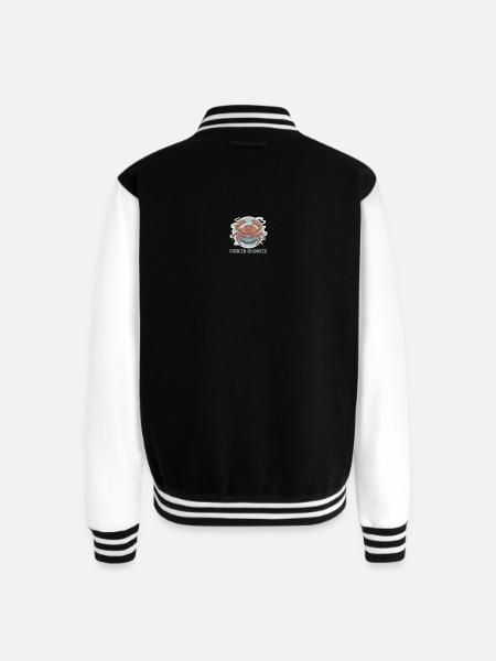 Cancer Pan - Unisex College Sweat Jacket - black/white