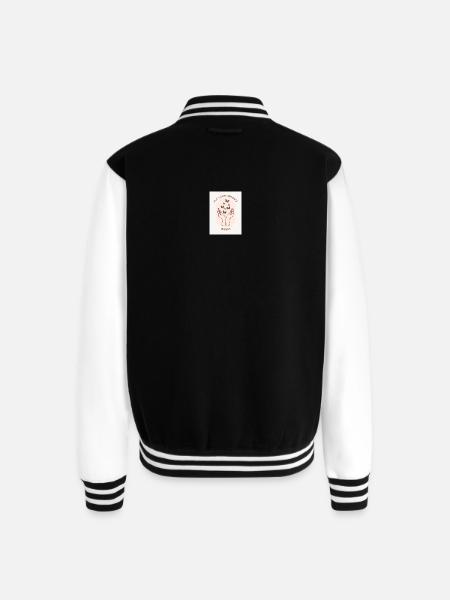 Fly of Dreams - Unisex College Sweat Jacket - black/white
