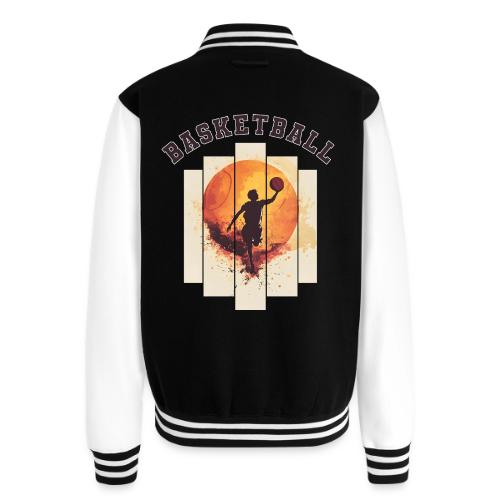 Basketball again and again - Unisex College Sweat Jacket