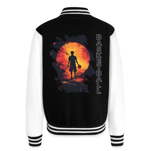 Basketball Blaze - Unisex College Sweat Jacket