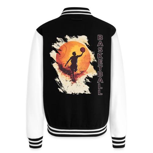 Basketball Stride - Unisex College Sweat Jacket