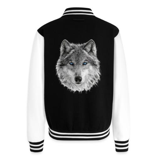 Frost-Eyed Alpha - Unisex College Sweat Jacket