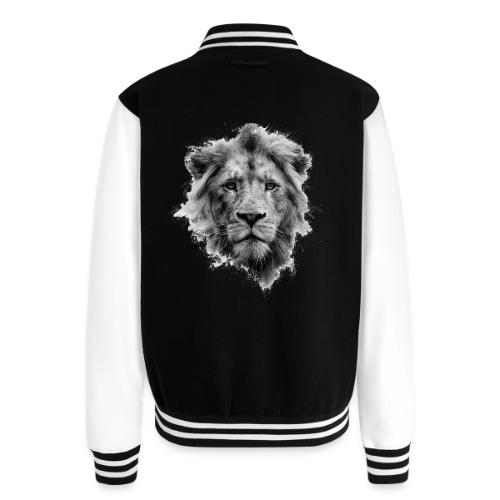 Lion: Monochrome King - Unisex College Sweat Jacket