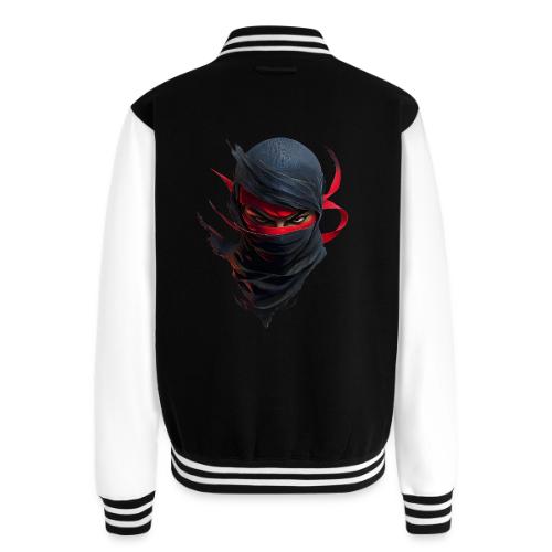 Crimson Stare Ninja - Unisex College Sweat Jacket