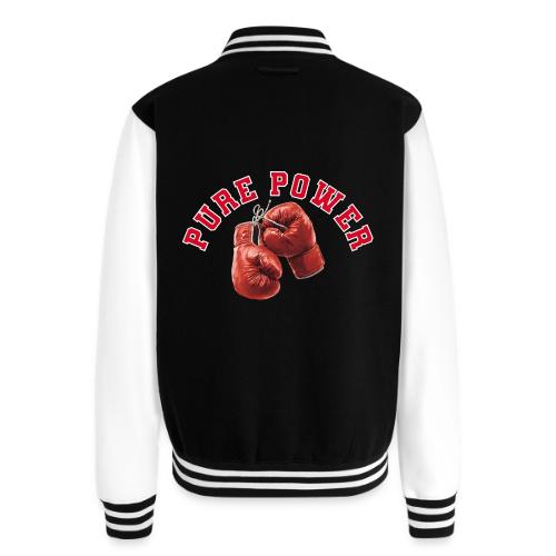 Boxing: Pure Power Punch - Unisex College Sweat Jacket