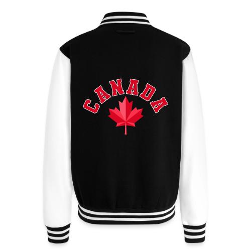 Canada with maple leaf - Unisex College Sweat Jacket