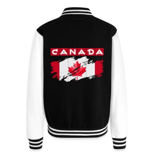 Canada, Inspired by the Canadian flag - Unisex College Sweat Jacket