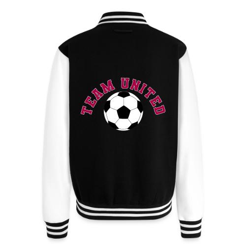 Team United Soccer Ball Sports Design - Unisex College Sweat Jacket