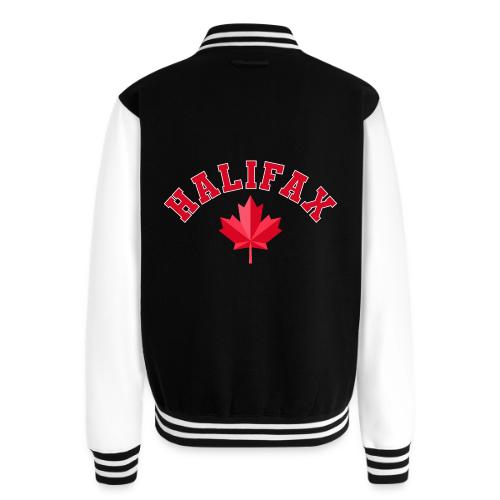 Halifax with maple leaf - Unisex College Sweat Jacket