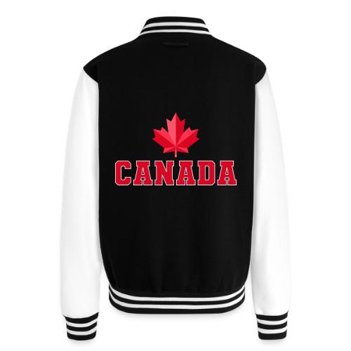 Canada with a maple leaf - Unisex College Sweat Jacket
