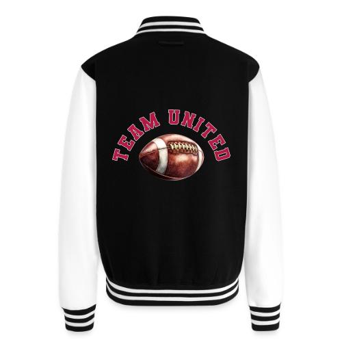 Team United American Football Design - Unisex College Sweat Jacket