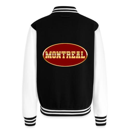 Montreal in Gold - Unisex College Sweat Jacket