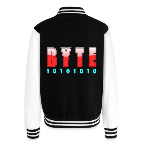 BYTE Binary Code Design - Unisex College Sweat Jacket