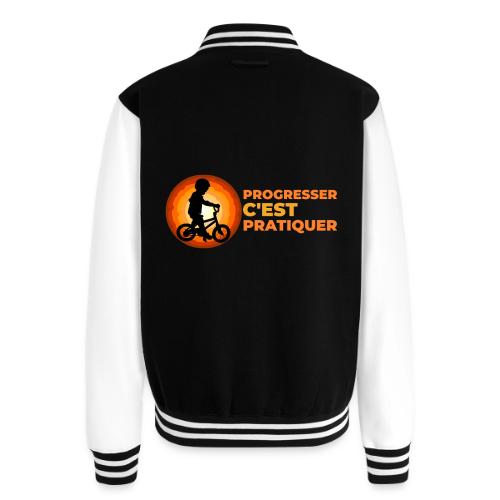 On the Move Towards Progress - Unisex College Sweat Jacket