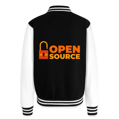 Open Source: Code is Freedom - Unisex College Sweat Jacket