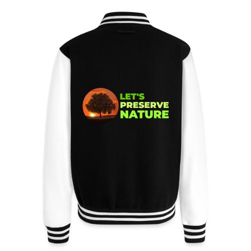Nature protection - Unisex College Sweat Jacket