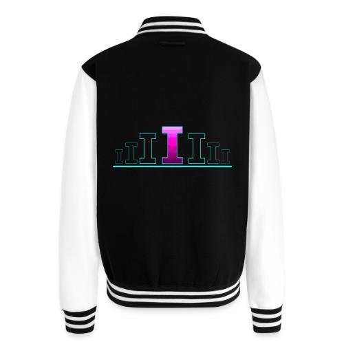 Letter I – Capital Varsity Alphabet Monogram - Unisex College Sweat Jacket