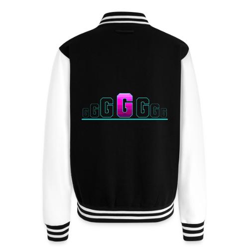 Letter G – Capital Varsity Alphabet Monogram - Unisex College Sweat Jacket