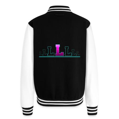 Letter L – Capital Varsity Alphabet Monogram - Unisex College Sweat Jacket