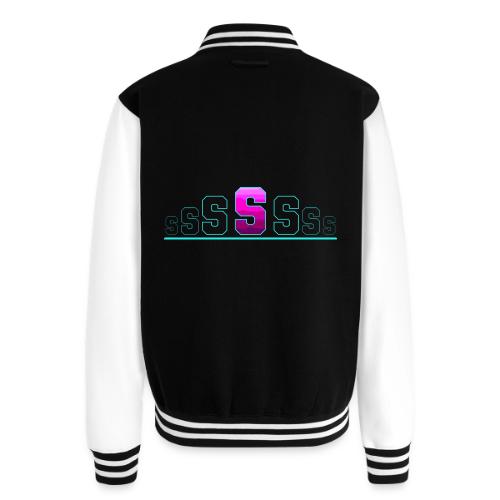 Letter S – Capital Varsity Alphabet Monogram - Unisex College Sweat Jacket