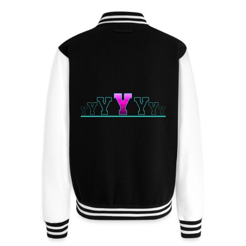 Letter Y – Capital Varsity Alphabet Monogram - Unisex College Sweat Jacket