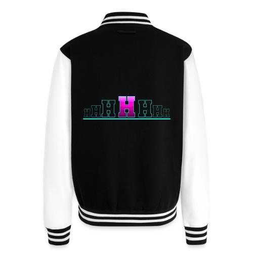 Letter H – Capital Varsity Alphabet Monogram - Unisex College Sweat Jacket